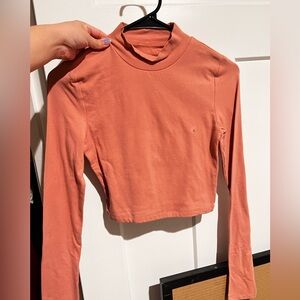 aeropostale long sleeve crop top